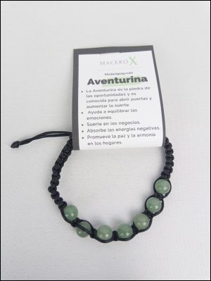 Pulsera nudo corredizo Aventurina
