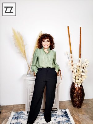 Pantalón recto Jazmín negro