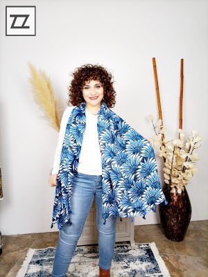 Pañuelo estampado Palmera