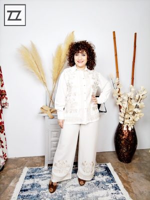 Conjunto bordado Jamari