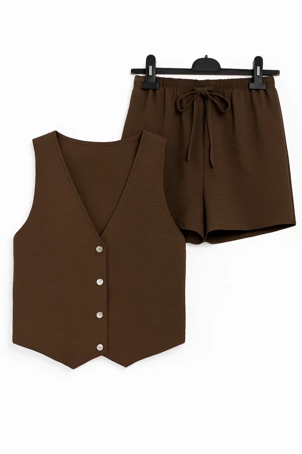 Conjunto chaleco y short Berna