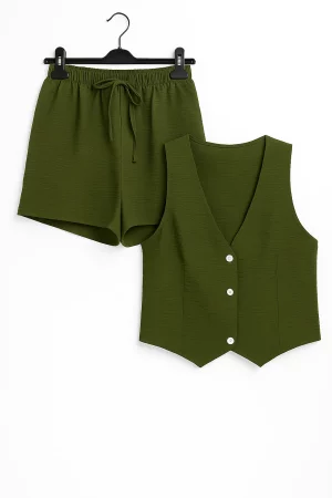 Conjunto chaleco y short Berna