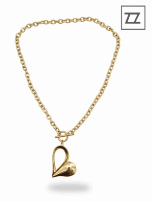 Collar cascada Venus dorado